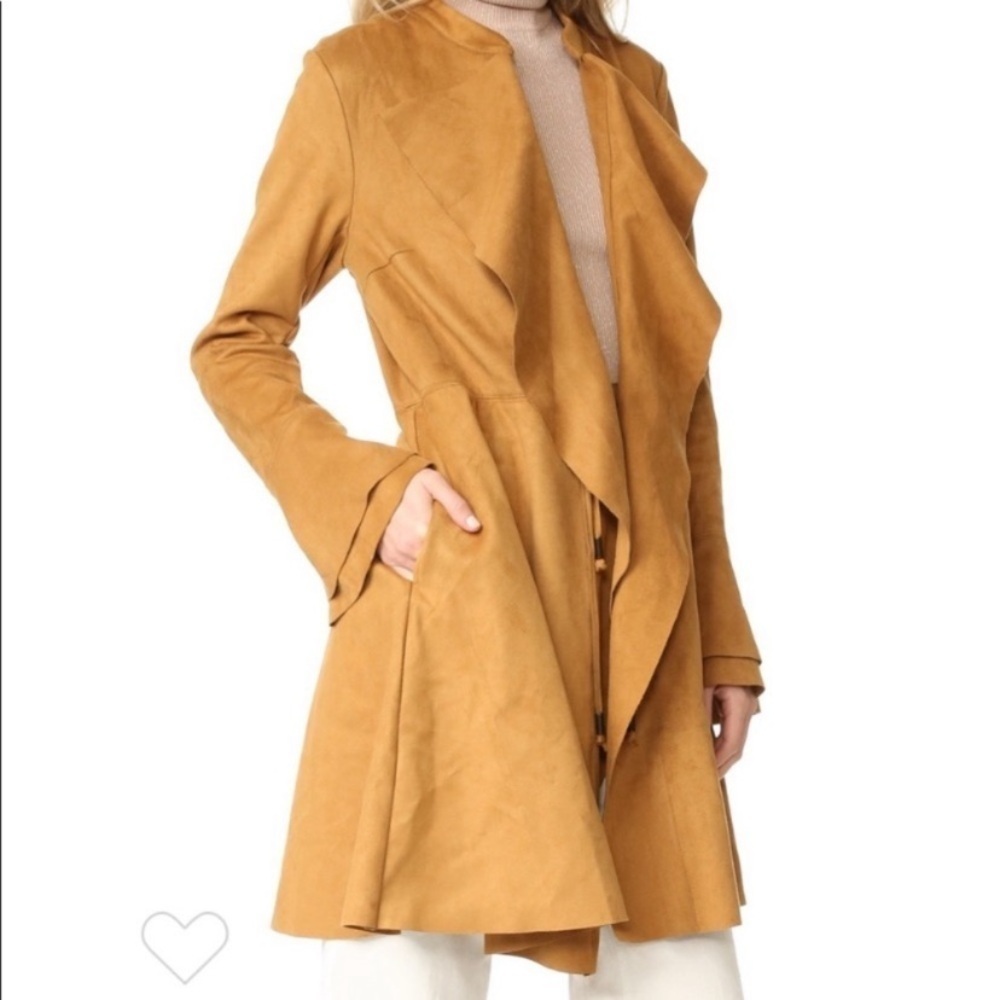 ✅ Free People Jacket Meadow Faux Suede in Sand Brown - Picture 7 of 12